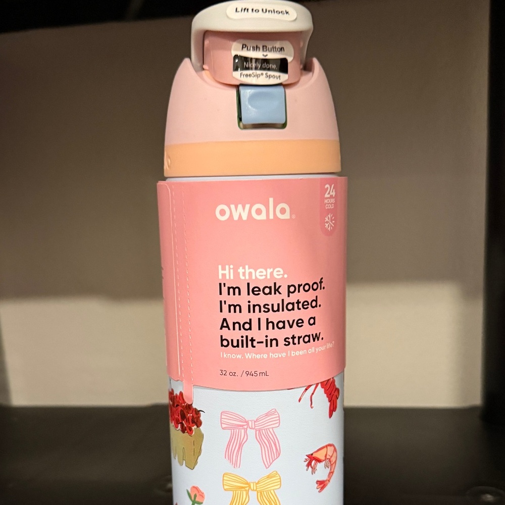 OWALAs FreeSip Limited Edition Water Picnic Prep 24Oz